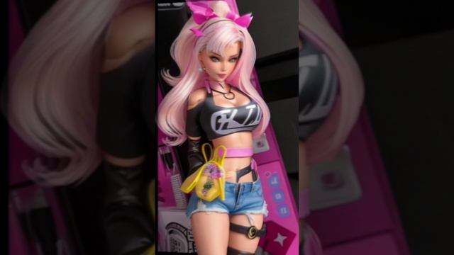 Zenless Николь Демара и ее трансформация в Барби при помощи Ai. Ч.3.