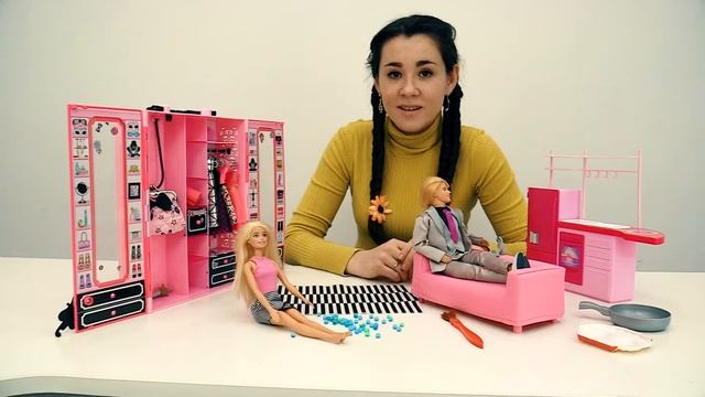Барби и Кен поменялись ролями! Мультики про куклы Barbie смотреть онлайн