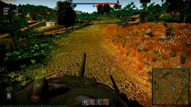 WarThunder КВ-85 gameplay. Симуляторные бои. смотреть онлайн