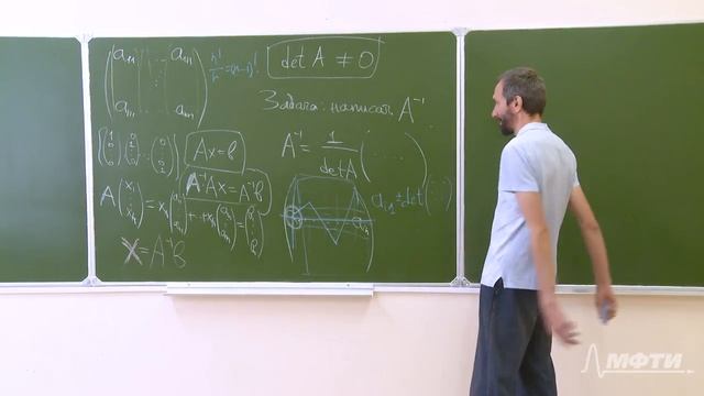 Линейная алгебра. Алексей Савватеев и Александр Тонис. Лекция 7.1. Алгебраические дополнения смотреть онлайн