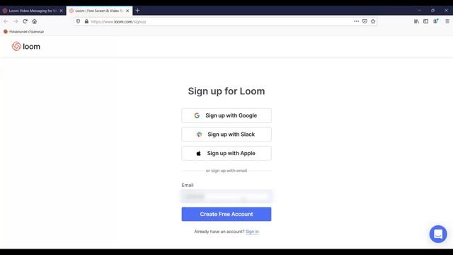 Loom - сервис для записи видео с показом экрана или камерой смотреть онлайн