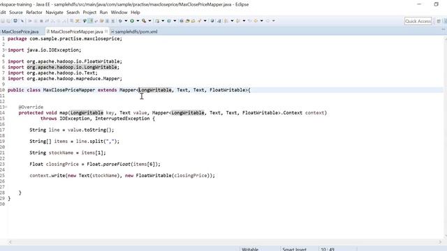 Hadoop MapReduce program Mapper & Reducer explanation смотреть онлайн
