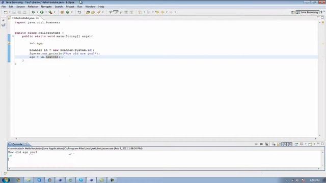 Java Programming Tutorial 6: What is your name смотреть онлайн