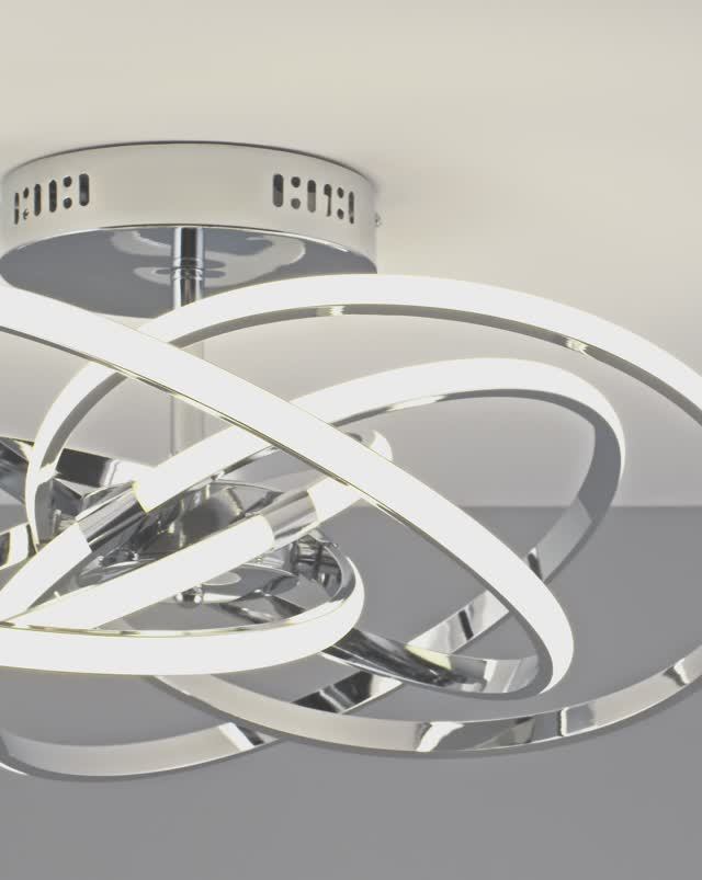 Светодиодная потолочная люстра с пультом Moderli V2830-CL Arrow смотреть онлайн