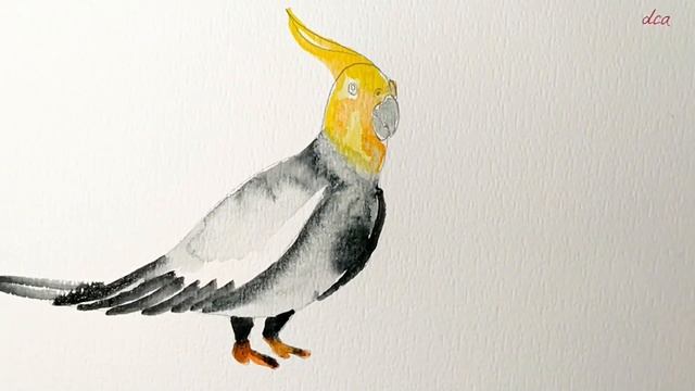 How to Draw and Paint a bird смотреть онлайн