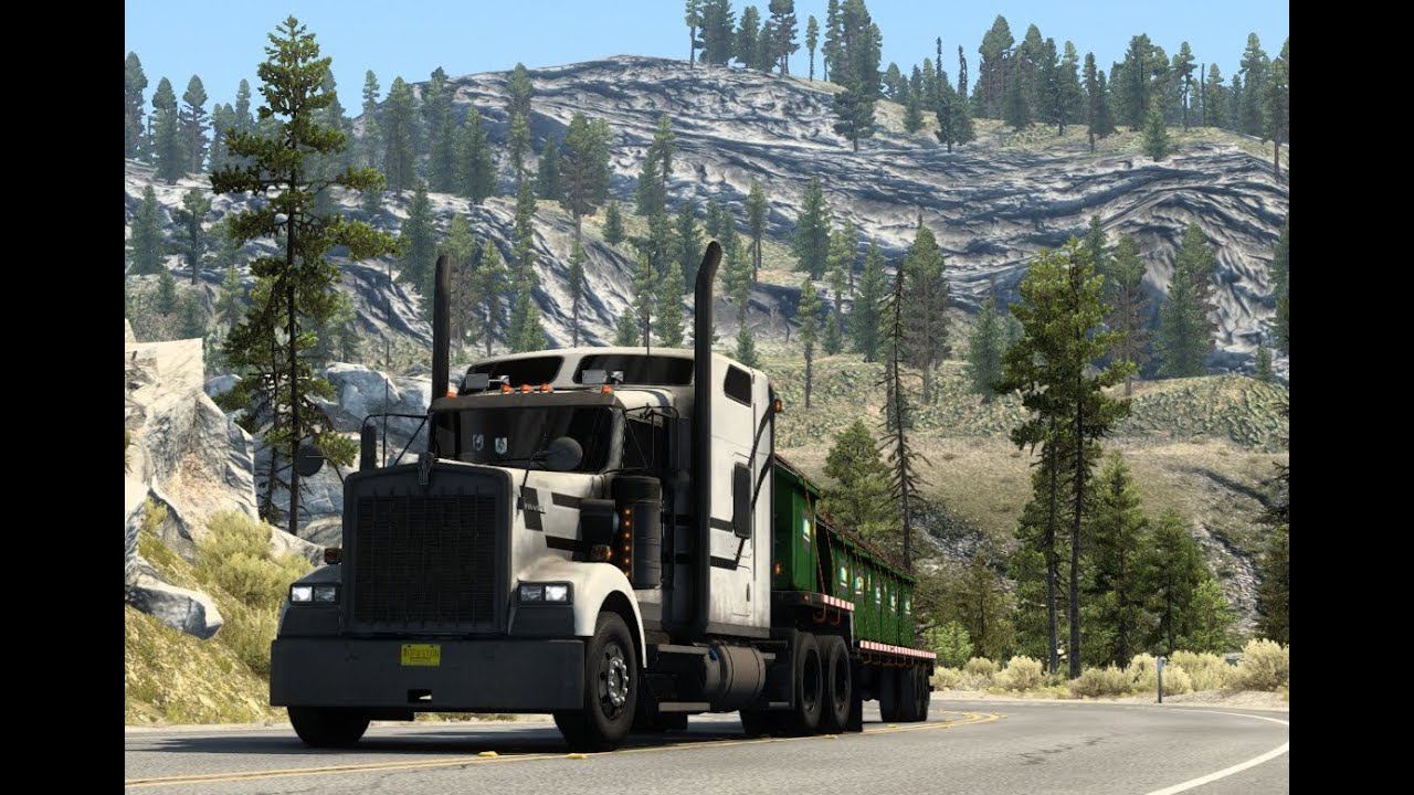 [ATS] Kenworth W900B by GTM Team with shabby AddOn Cargo delivery ReNO Truckee Klemat Folks смотреть онлайн