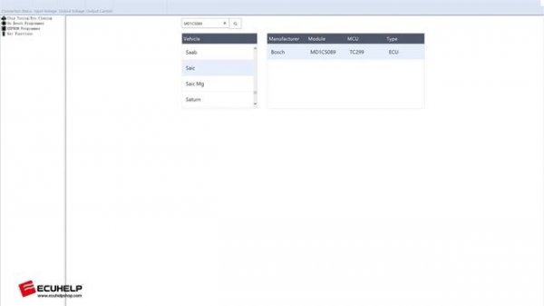 Read MD1CS089 Flash with ECUHELP KT200 and HTPROG adapter