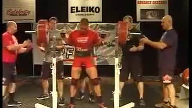 Michael Jensen 90kg , VM 2008 2.squat 305 kg. смотреть онлайн