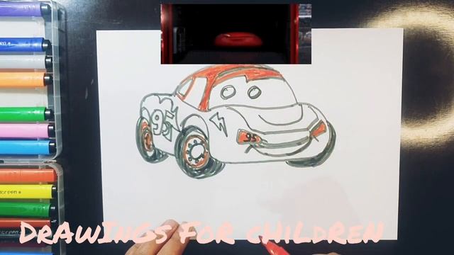 How to draw a Car / Как нарисовать МАШИНУ / Мультик Раскраска МАШИНА / Рисуем Мультфильмы смотреть онлайн