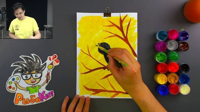 Рисуем красками Весну смотреть онлайн