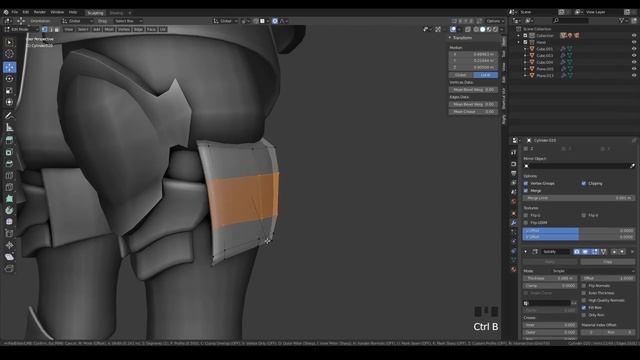 Blender 2.9 - Armor Modelling смотреть онлайн