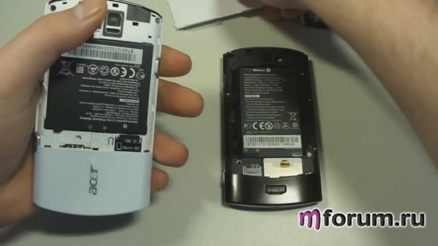 Внешнее сравнение Acer Liquid и Liquid Metal смотреть онлайн