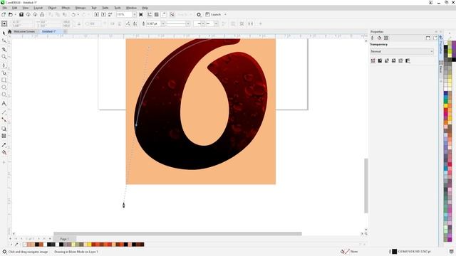 Coca Cola Effect In Coreldraw | Corel Draw Tutorials | Glossy Effect In Coreldraw | Draw With Corel смотреть онлайн