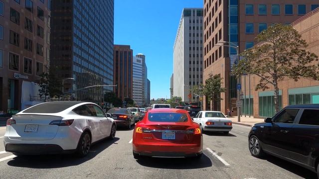[4K] West Hollywood to Santa Monica, California, ASMR Drive смотреть онлайн