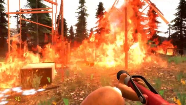 We Started a Forest Fire & Burnt Our Treehouse Down! - Garry's Mod Gameplay - Gmod Firefighter смотреть онлайн