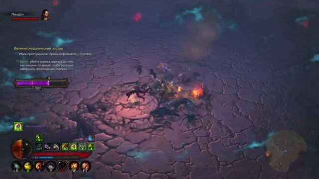 Diablo 3 UEE, воительница и Перенди в сложном СО смотреть онлайн