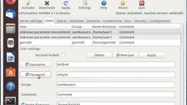 Inicio A Gadmin-Samba