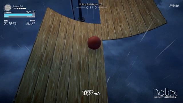 Ballex - Custom Level: "RubberBall Practice (橡胶球练习关)" смотреть онлайн