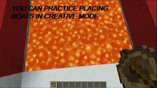 WALKING ON LAVA (USING BOATS){MINECRAFT 1.17 JAVA EDITION} | AOI смотреть онлайн