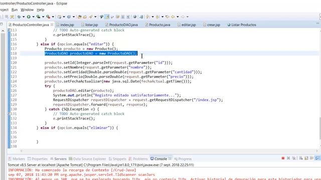 CRUD Java Web, Maven, JDBC, MySQL completo: Parte IX eliminar registros смотреть онлайн