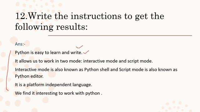 PYTHON exercise solutions Class 11 chapter 1 | solution with practical explanation смотреть онлайн