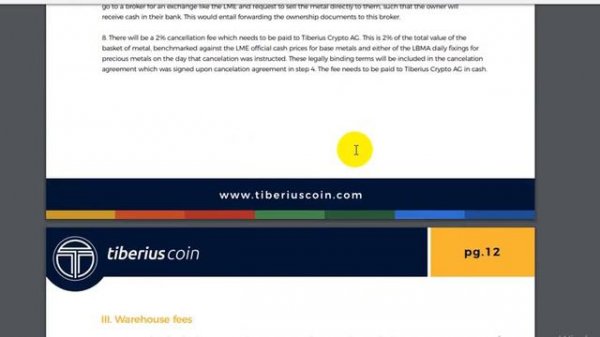 Tiberius Coin - Видео-обзор проекта. Сайт