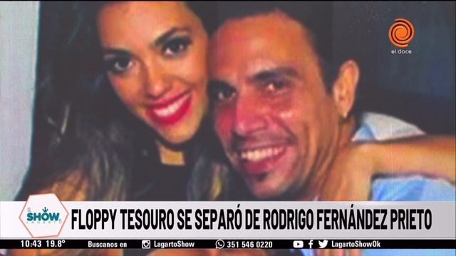 Final del amor Floppy Tesouro se separó de Rodrigo Fernández Prieto