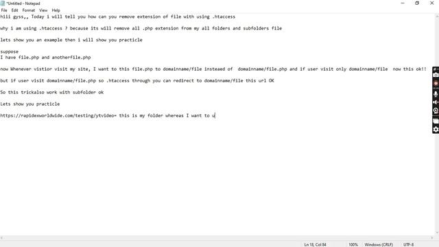 Remove .php extension of All PHP files with using .htaccess || 100% working 2022 смотреть онлайн