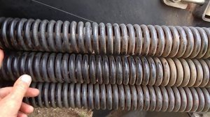 Натяжка пружин наклонной камеры комбайнов Дон,Вектор, Акрос 530-585.