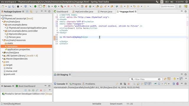 Spring Boot: Accessing Thymeleaf Model Attributes in Javascript смотреть онлайн
