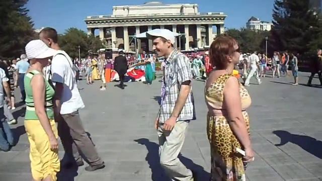 День города Новосибирск 2015 Учимся танцевать.Театр оперы и балета смотреть онлайн