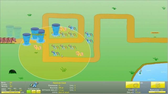 Canterlot Siege - Map 1 Advanced (Ver.1.4) смотреть онлайн