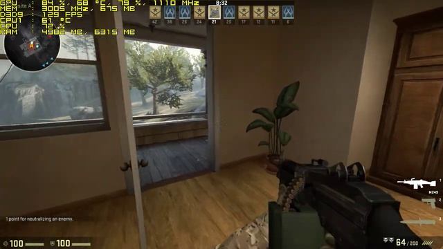 Counter Strike Global Offensive (CSGO) with GTX650 ti Boost смотреть онлайн
