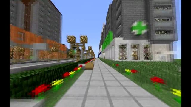 Город в Minecraft | [Мадарбург] | "Пятёрочка" на Посадской смотреть онлайн