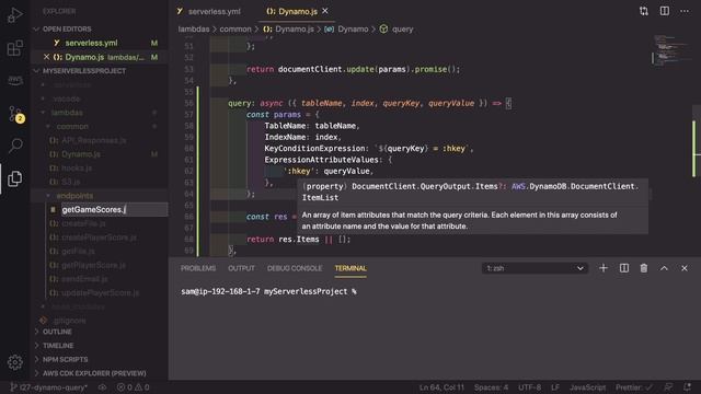 How to Query your DynamoDB tables with Serverless смотреть онлайн
