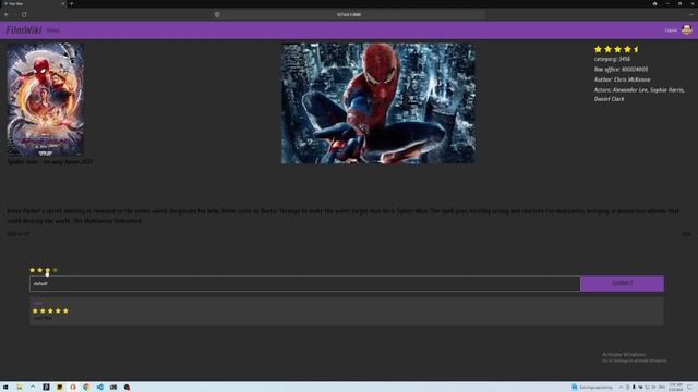 Django and React pet-project FilmWiki смотреть онлайн