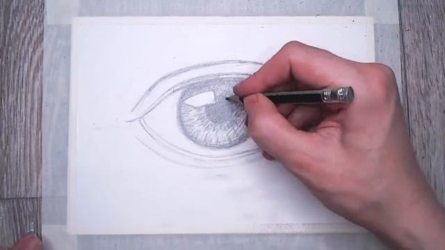 Как нарисовать глаза карандашом — полный урок смотреть онлайн