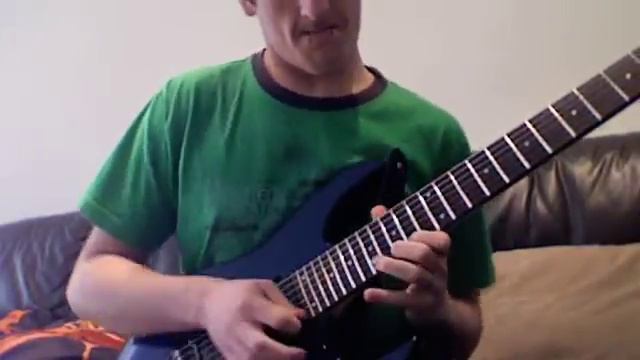Improvised Jam over 'Steve Lukather Jam Track' (ibanez RG1527 prestige) смотреть онлайн
