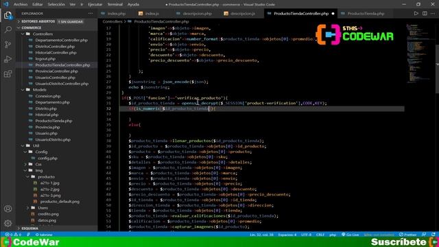 51. Mantenimiento de productos, index, parte 15 - E-commerce con PHP JS MYSQL HTML CSS смотреть онлайн