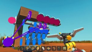 Лучший поршневой двигатель в Scrap Mechanic.Гайд для постройки!