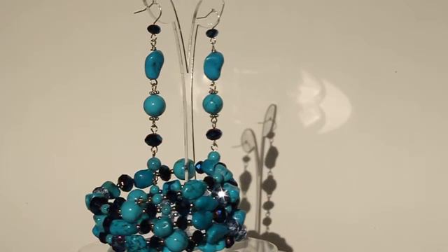 Bright blue set by FLAUNDER смотреть онлайн
