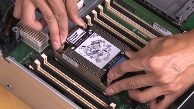 Lenovo ThinkSystem SR860 V2 removing a processor and heat sink смотреть онлайн