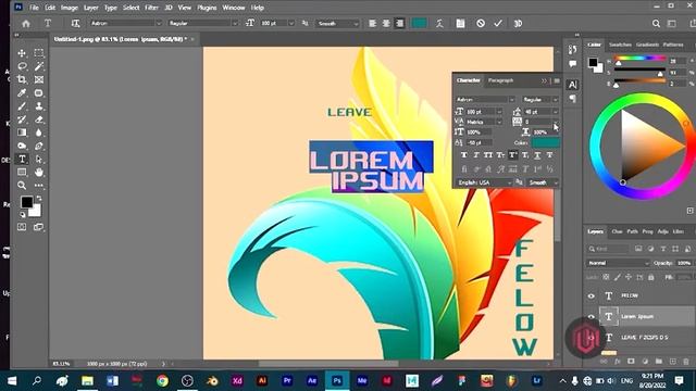 PHOTOSHOP CC 2022 TEXT TOOL Use Easily... смотреть онлайн