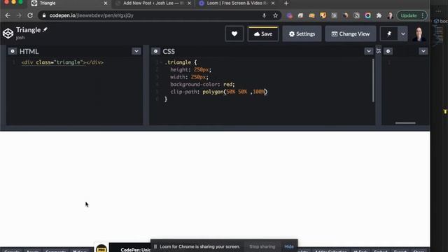 How to make a triangle in CSS. смотреть онлайн