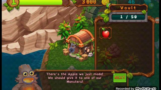 Играю в Baby Singing Monsters (точное название не знаю)