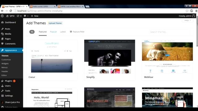 WordPress: Understanding WordPress Admin Panel and dashboard смотреть онлайн
