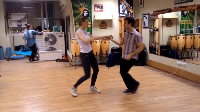 BACHATA Intermediate. Dmitriy Usoltsev & Anna Pavlova. 07.03.17 смотреть онлайн