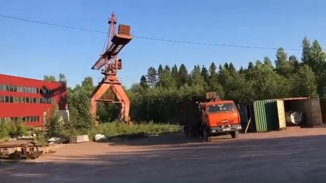 НеваЛом. Демонтаж портального крана. смотреть онлайн