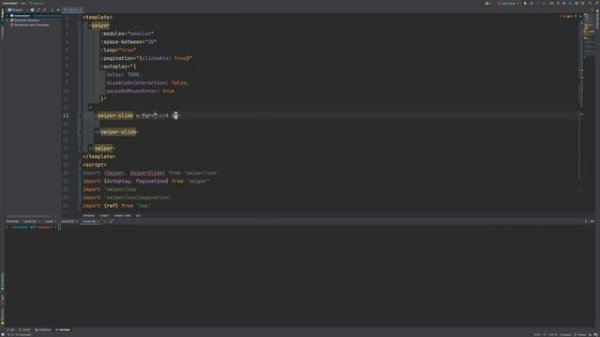 SWIPER SLIDER - VUE3 COMPOSITION API, SWIPER.JS, TAILWINDCSS