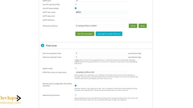 How to restore Joomla website using akeeba kickstart Ignore the errors смотреть онлайн